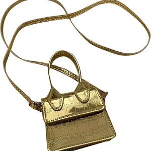 Women's Mini Purse Crocodile Embossed Shoulder Square Bag Y2K Crossbody Bags